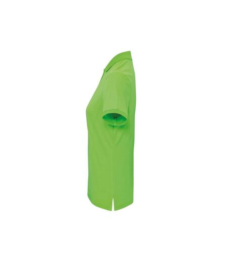 Premier - Polo COOLCHECKER - Femme (Vert néon) - UTPC5614