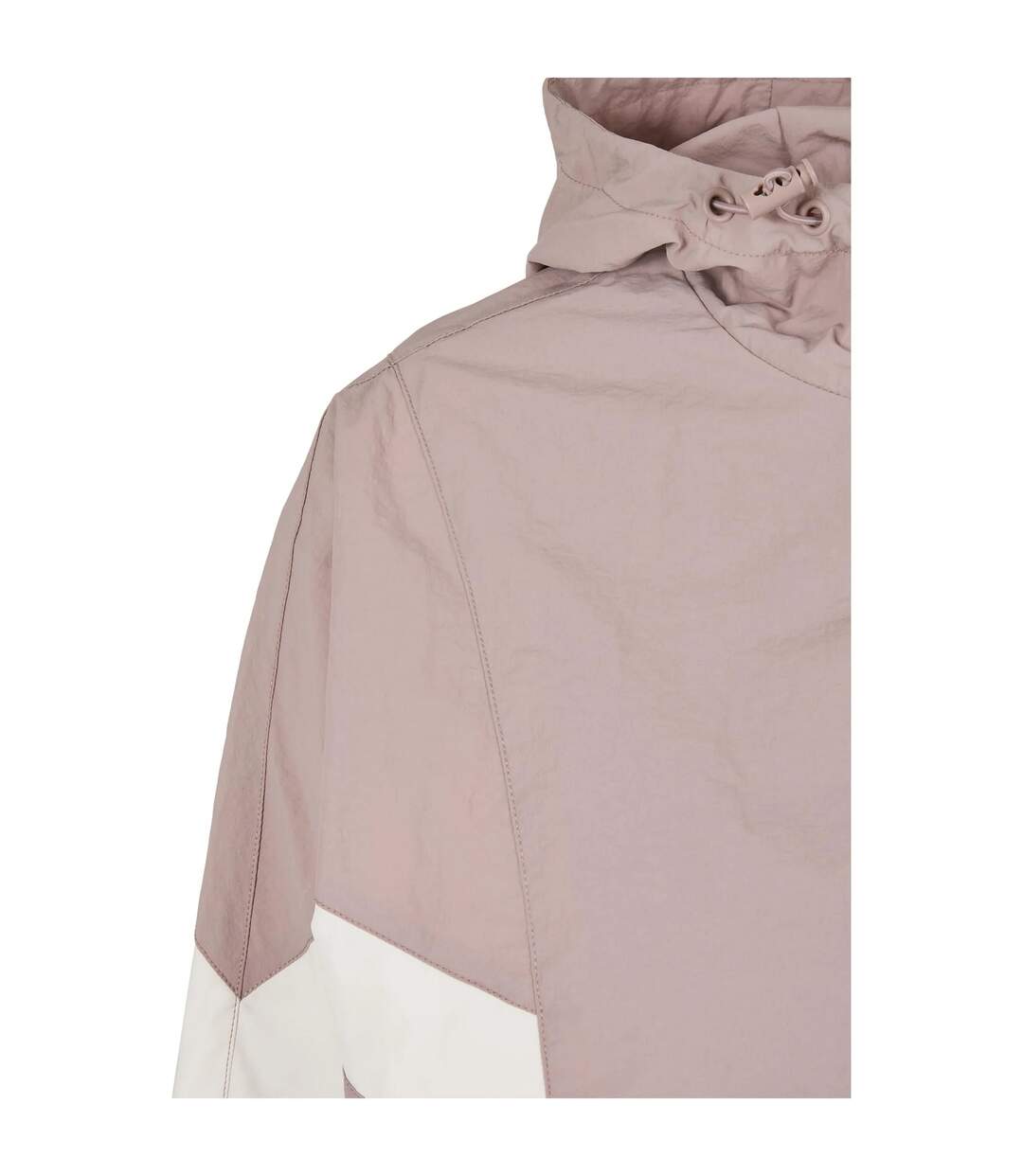 Veste Manches Chauve-souris Femme Rose Pâle Sable Blanc Urban Classics-3