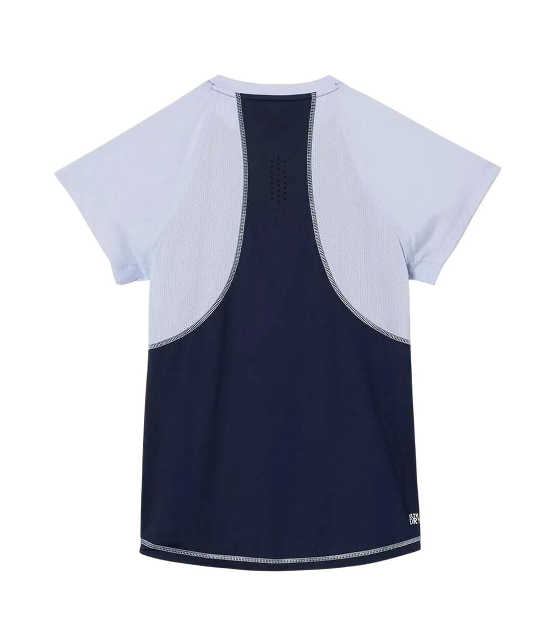 Womens/ladies stretch slim sport t-shirt blue Lacoste-2