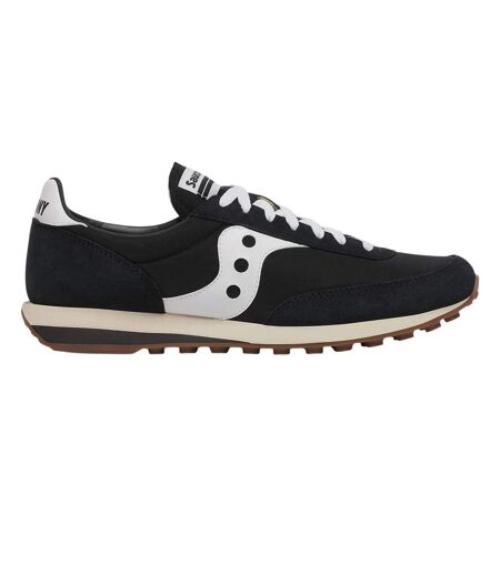 Mens 80 Suede Trainers Black Saucony