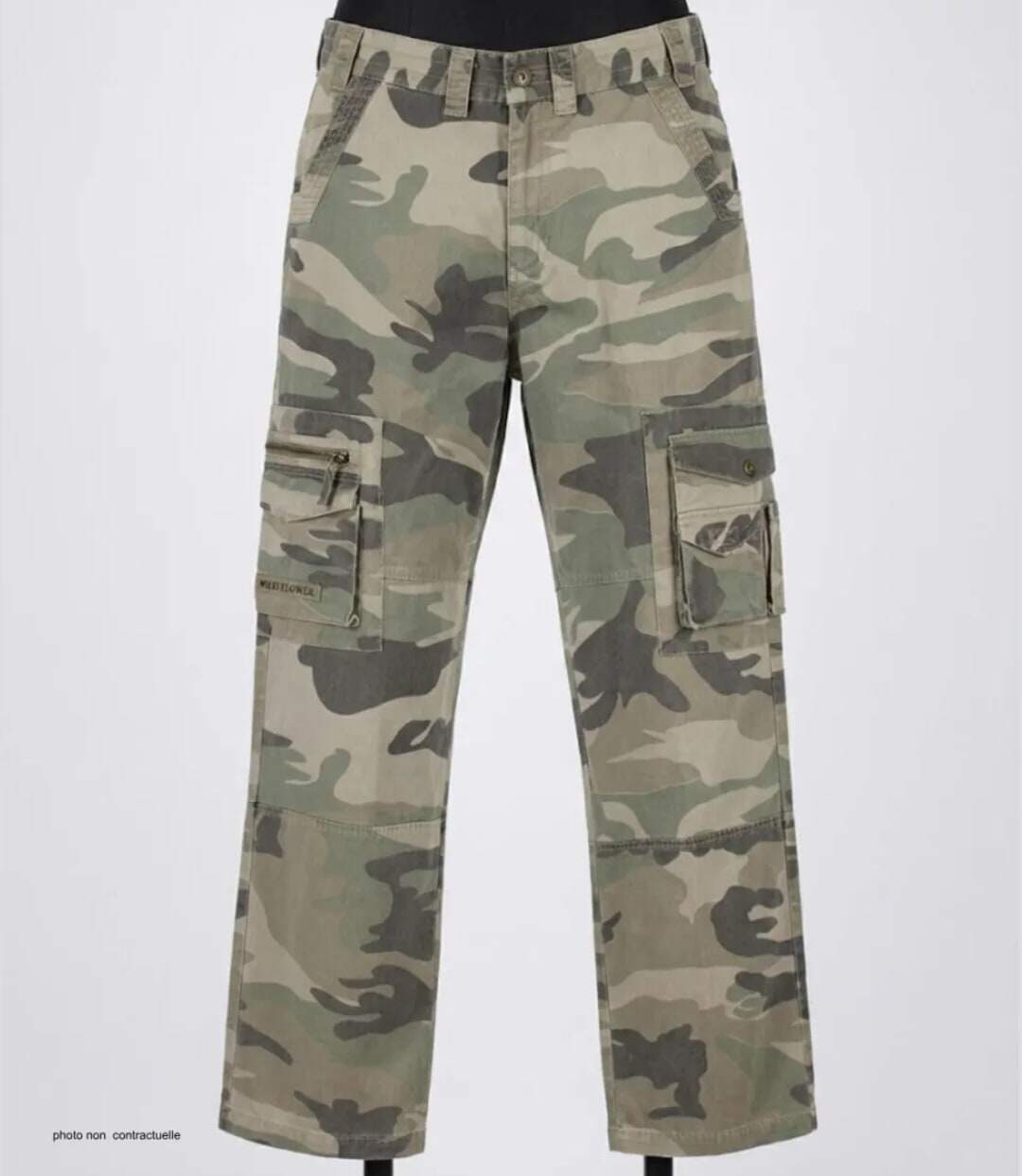 MAYFLOWER SE9020C - Pantalon cargo camouflage 100% coton : robustesse et style baroudeur-3