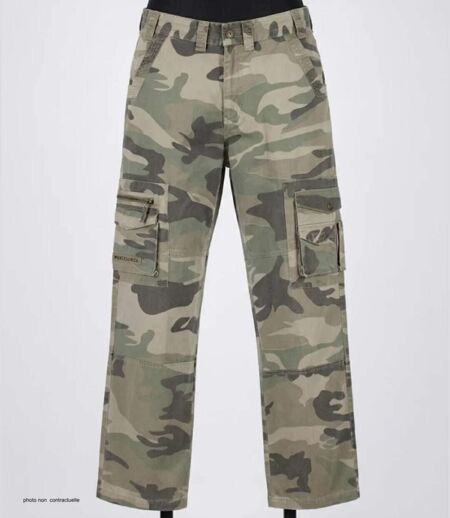 MAYFLOWER SE9020C - Pantalon cargo camouflage 100% coton : robustesse et style baroudeur