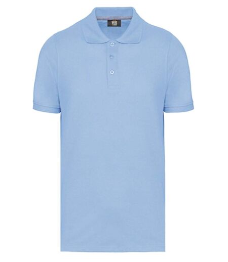 Polo manches courtes - Homme - WK274 - bleu ciel