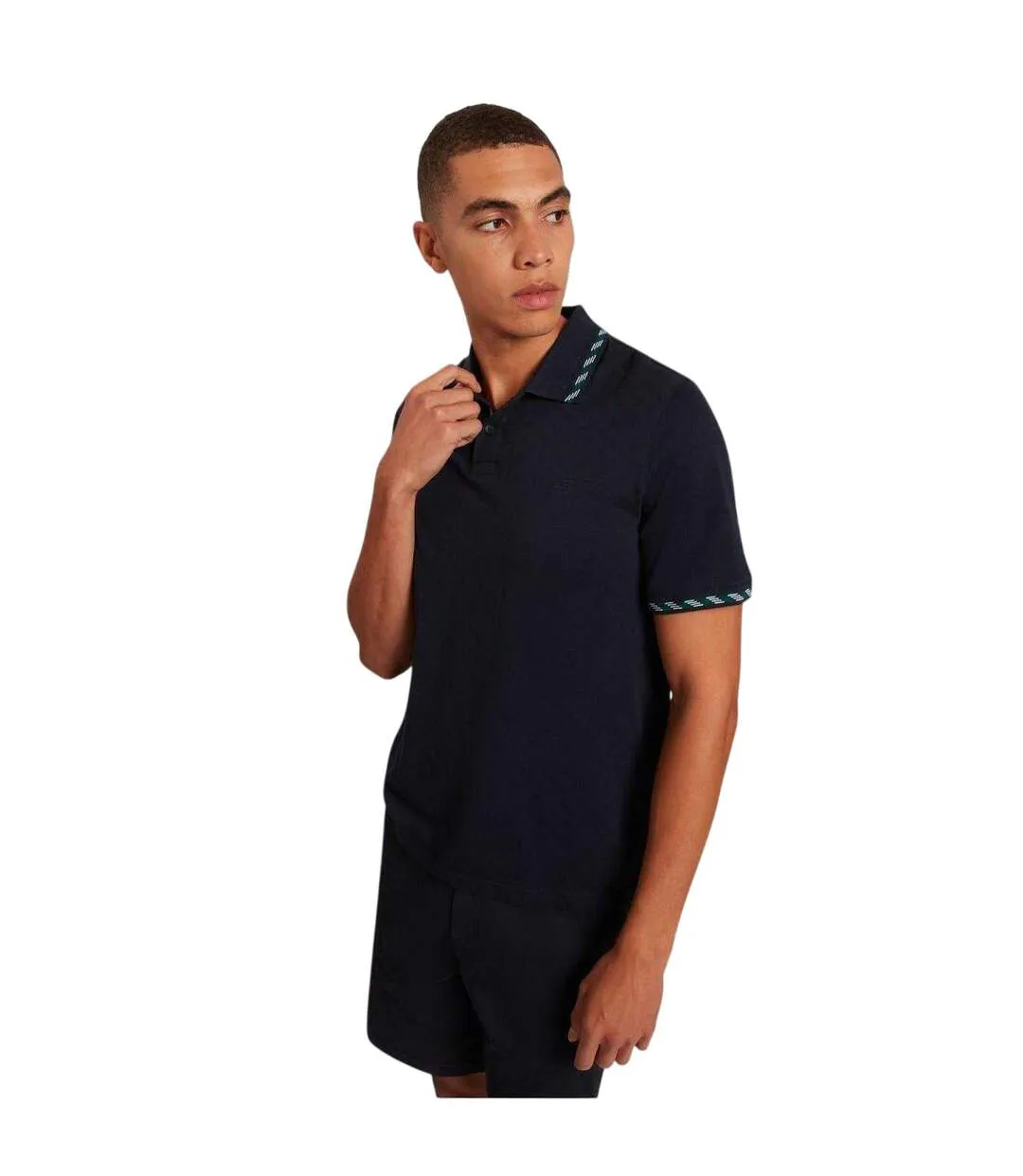 Polo Manches Courtes Homme Bleu Marine Ted Baker-1