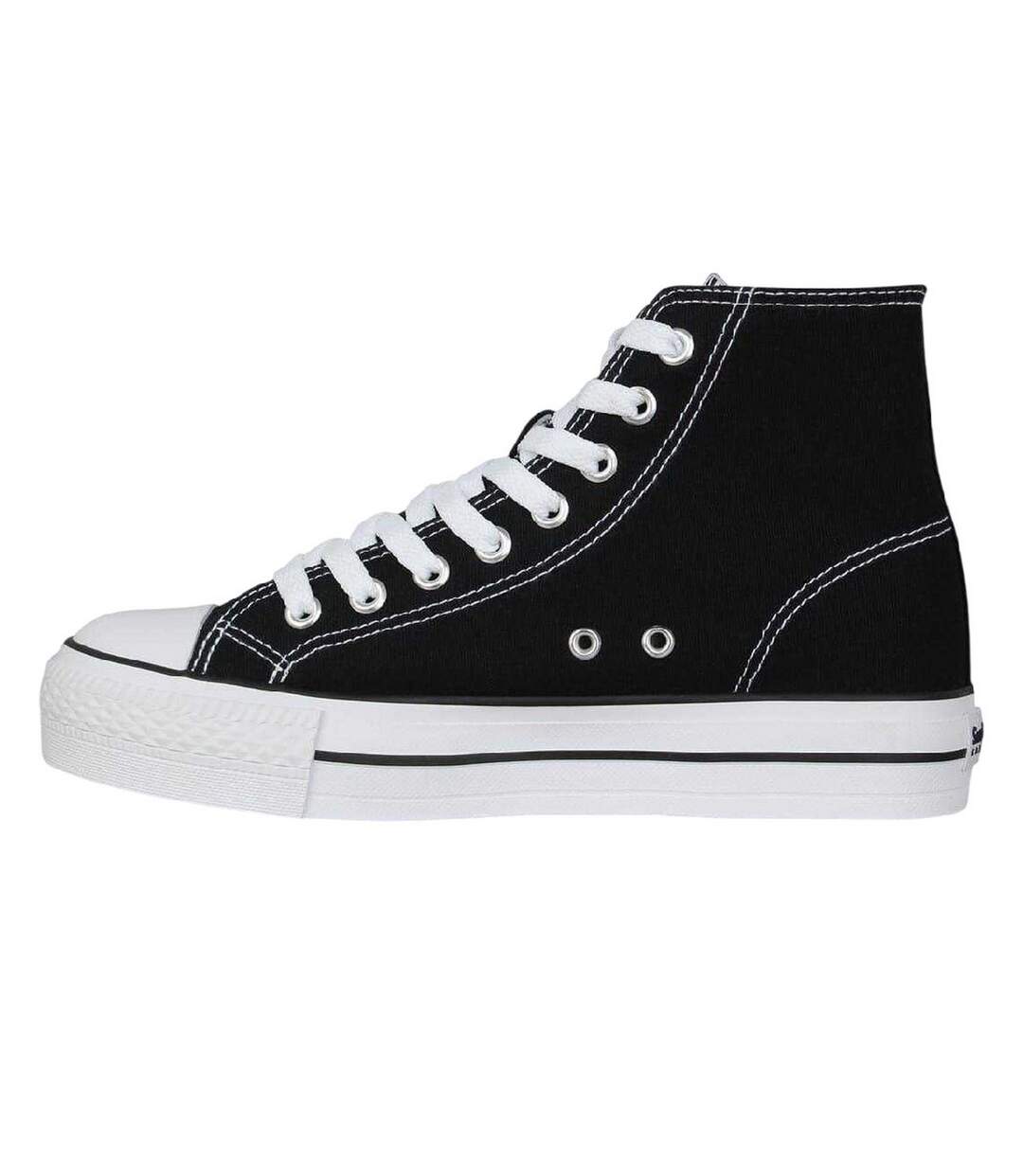 Baskets Montantes Femme Noir Blanc SoulCal-3