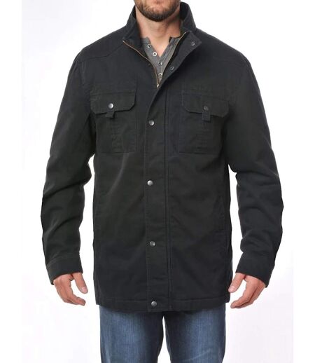 WINCHESTER NATION1N — Parka matelassée noire : isolation thermique et confort coton