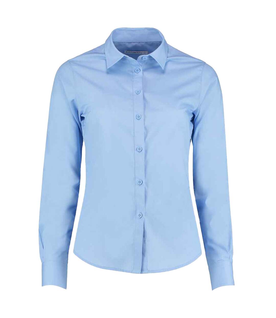 Chemisier Manches Longues Femme Bleu Clair Kustom Kit-1