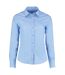 Chemisier Manches Longues Femme Bleu Clair Kustom Kit-1