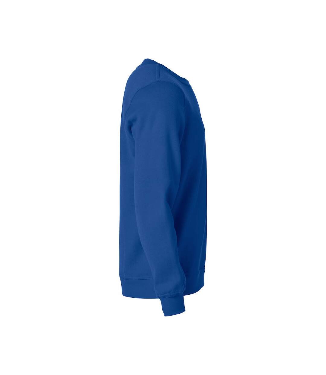 Unisex adult basic round neck sweatshirt blue Clique-4