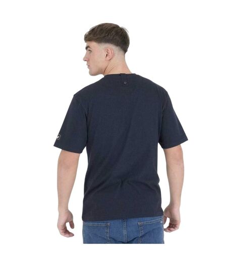 T-shirt Motif/style Lettrage Brothers Homme Bleu Marine Peaceful Hooligan