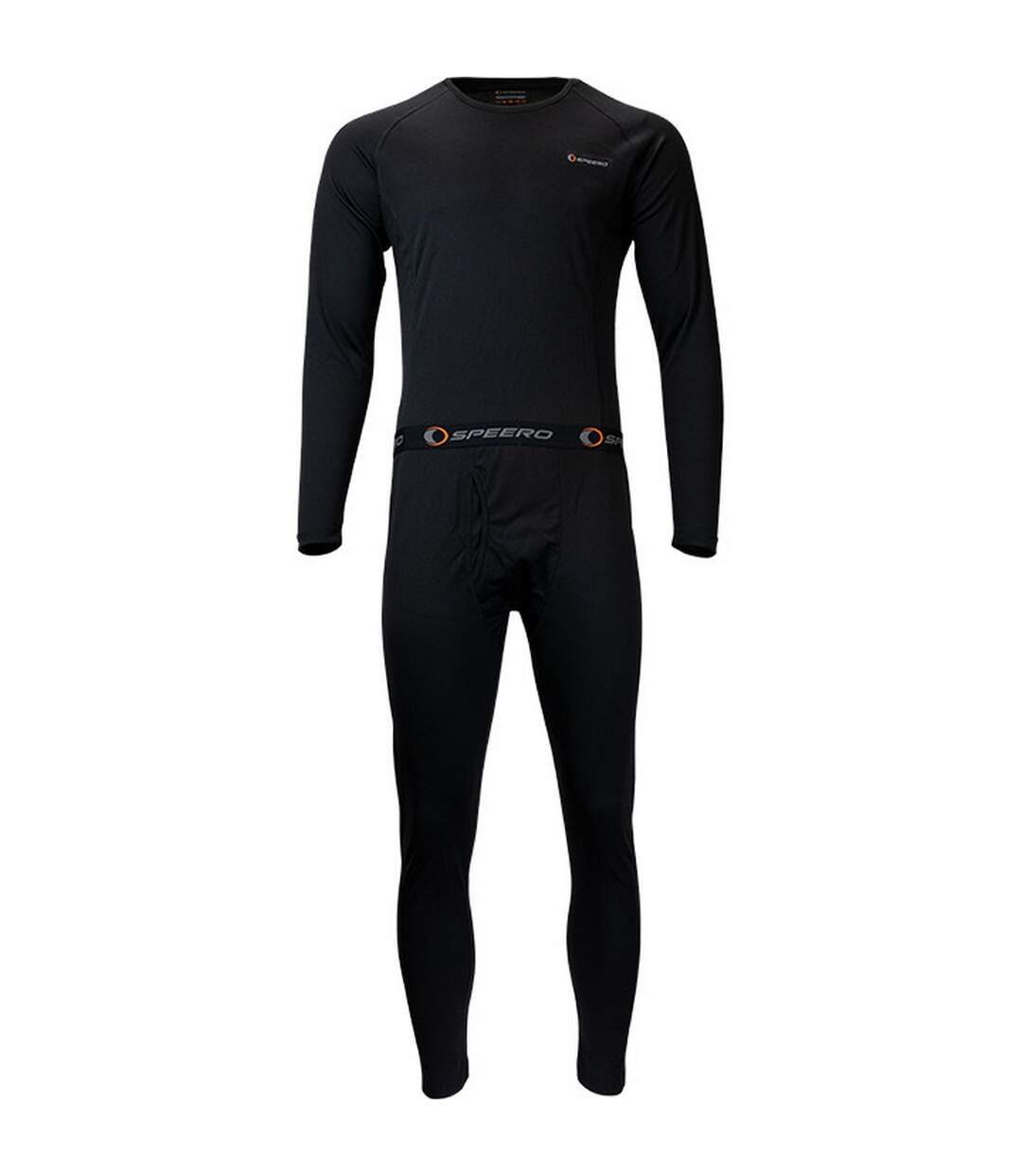 Ensemble Thermique Motif/style Logo Homme Noir Speero-1