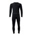 Ensemble Thermique Motif/style Logo Homme Noir Speero-1