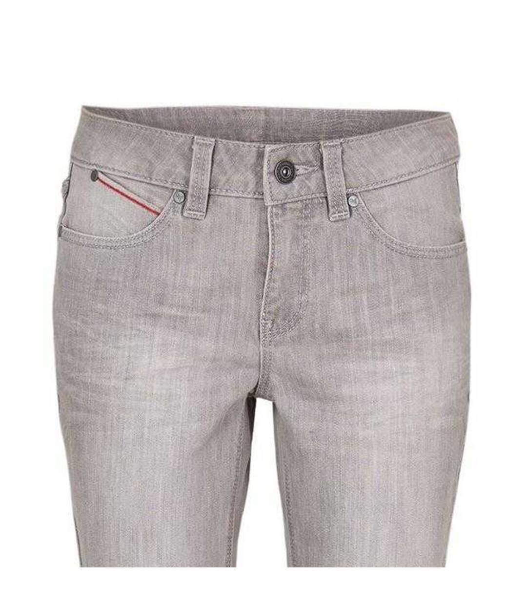 Womens/ladies Rinse Skinny Jeans Grey Puma-3