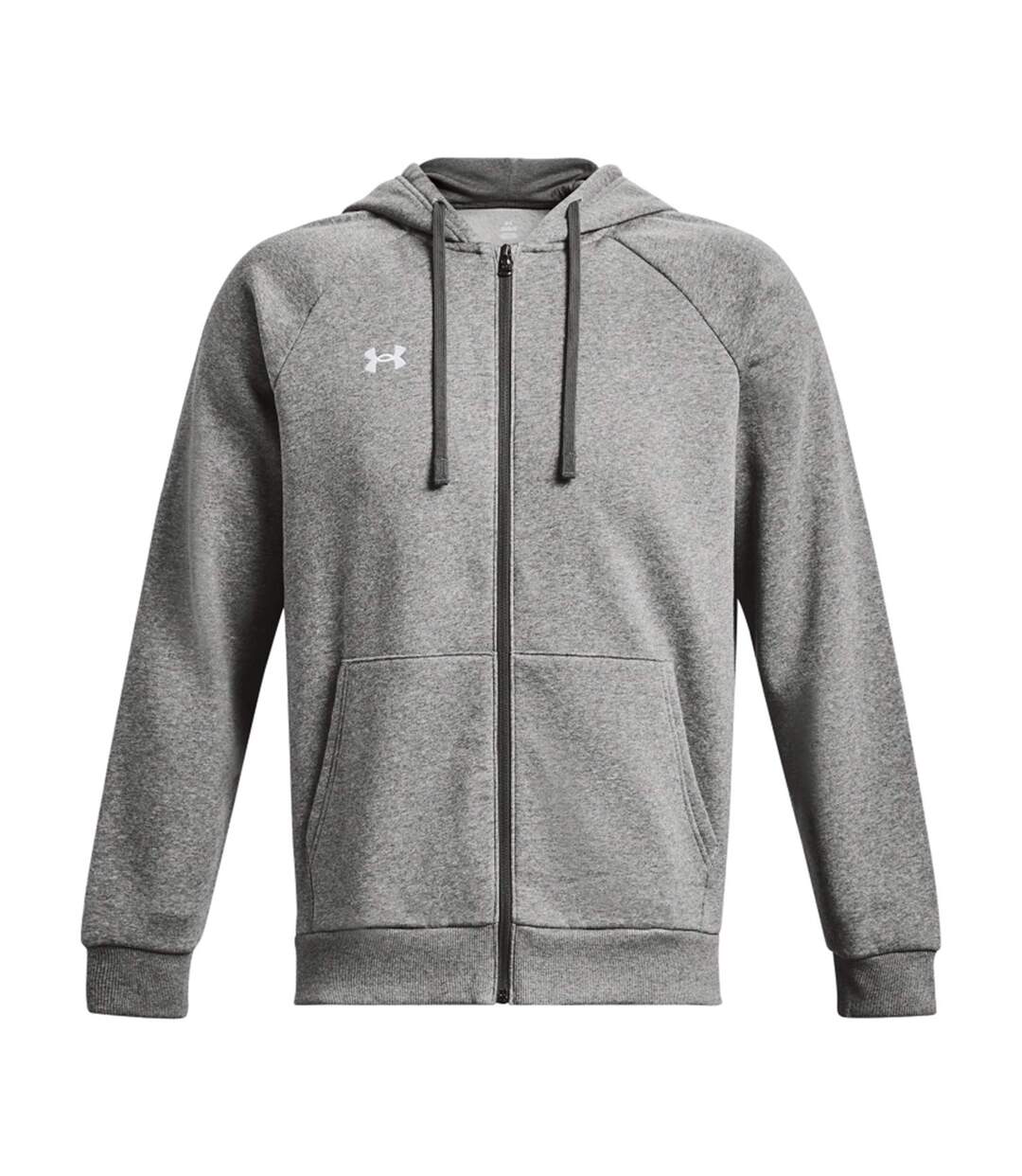 Veste À Capuche Rival Homme Gris Blanc Under Armour-2