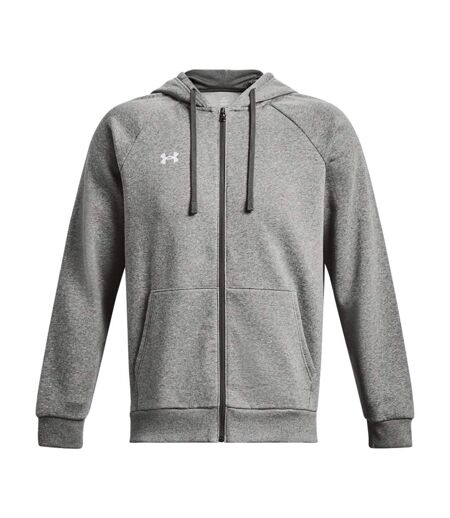Veste À Capuche Rival Homme Gris Blanc Under Armour