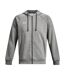 Veste À Capuche Rival Homme Gris Blanc Under Armour-2
