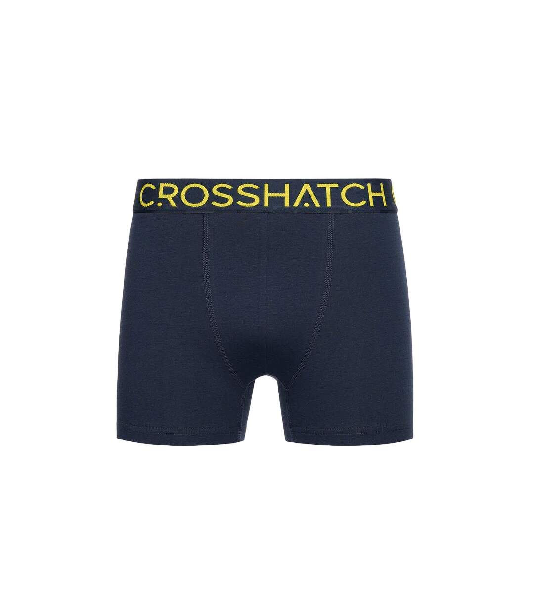 Pack of 5  Mens chasma boxer shorts  navy Crosshatch-2