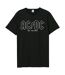 Amplified Unisex Adult History AC/DC 50th Anniversary T-Shirt (Black) - UTGD1641