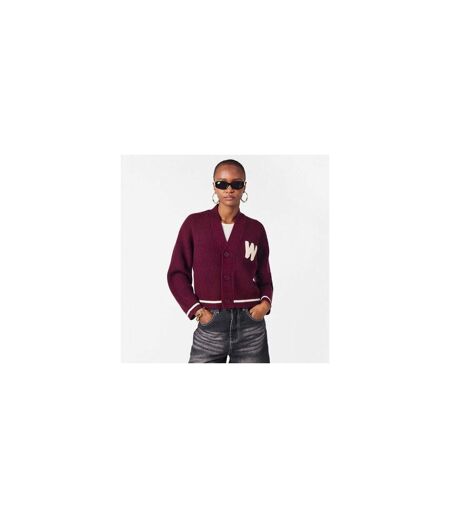 Cardigan Lavo Femme Violet WRSTBHVR
