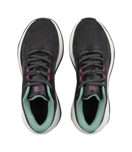 Womens/ladies Tempo Trainers Black Teal Karrimor