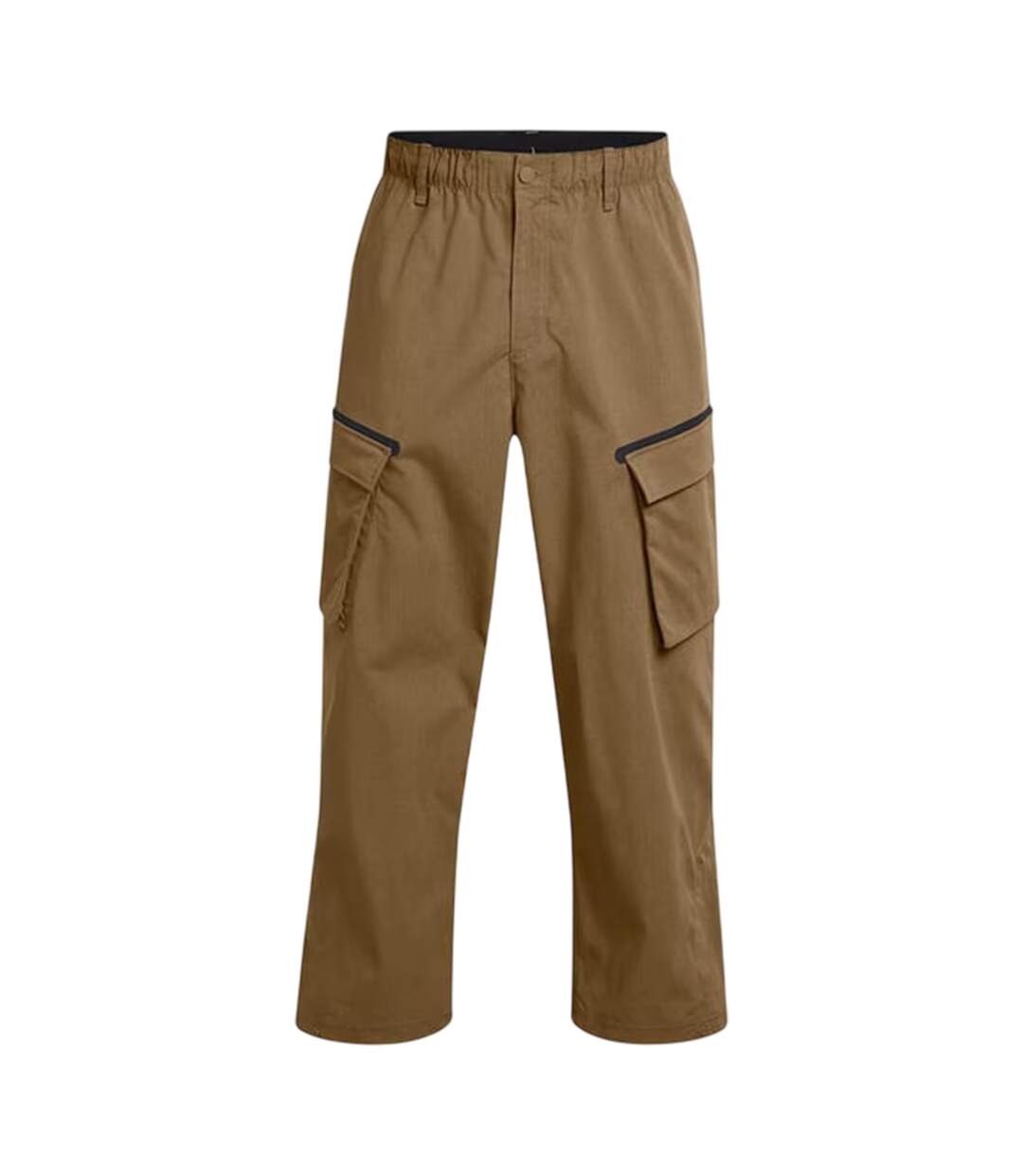 Mens Utility Loose Fit Cargo Jogging Bottoms Brown Under Armour-1