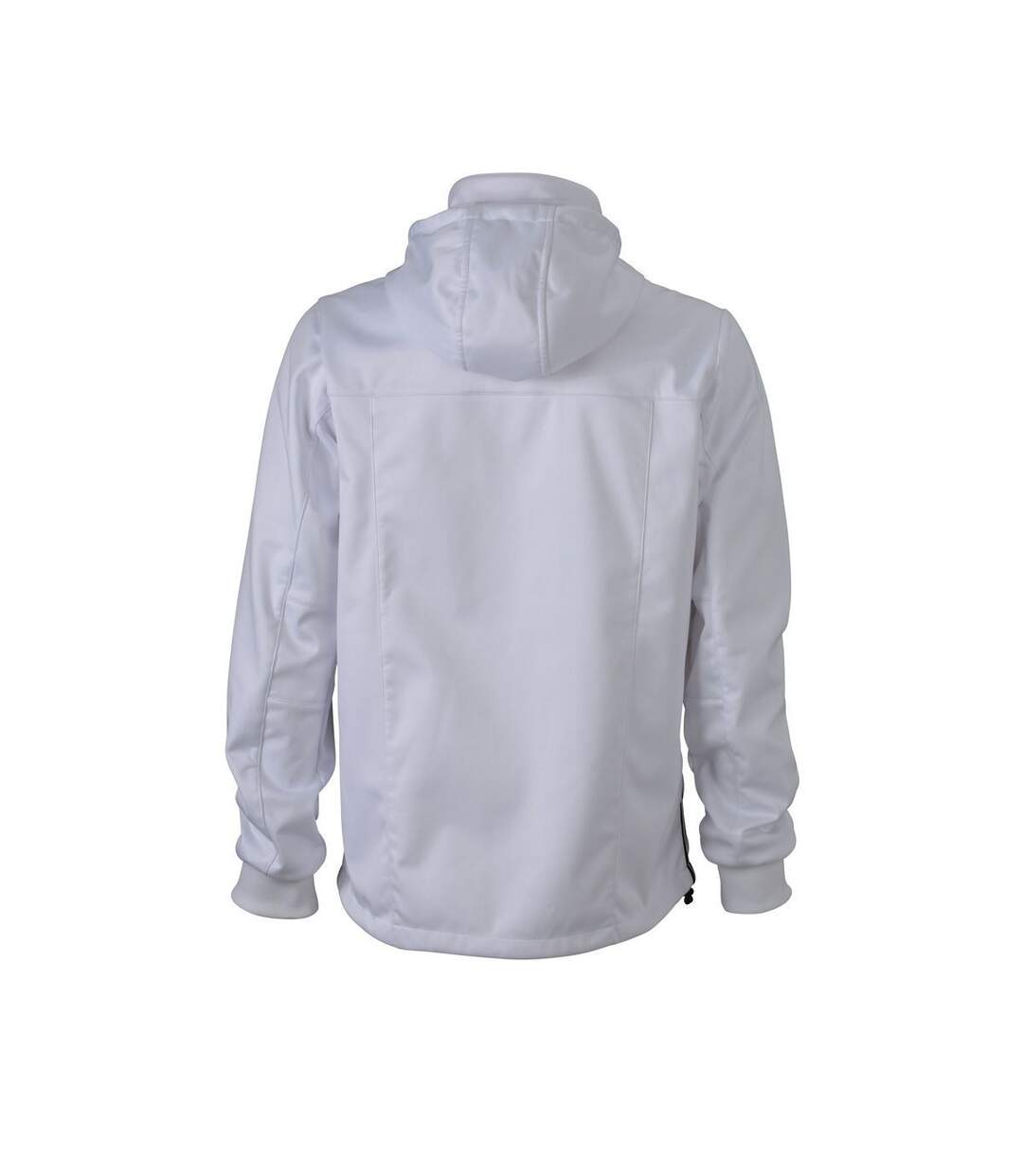 Veste softshell à capuche - homme JN1078 - blanc - coupe-vent imperméable-3