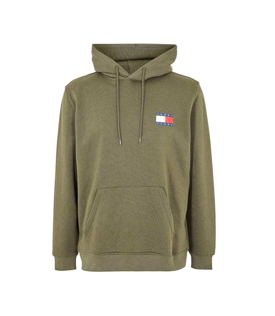 Mens Essential Cotton Hoodie Pewter Tommy Jeans-2