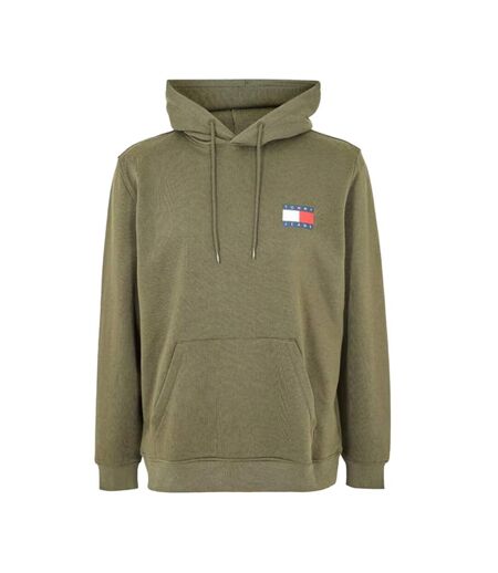 Mens Essential Cotton Hoodie Pewter Tommy Jeans