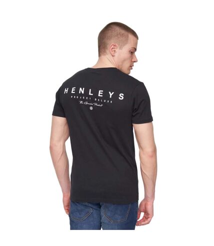 T-shirt metafone homme noir Henleys