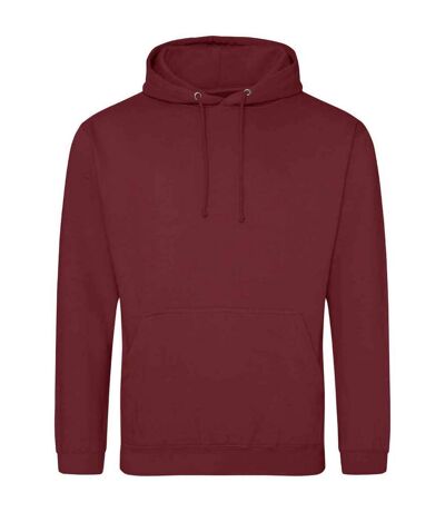 Sweat à capuche college adulte rouge piment Awdis Awdis