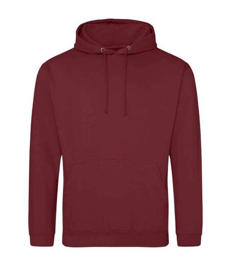 Sweat à capuche college adulte rouge piment Awdis