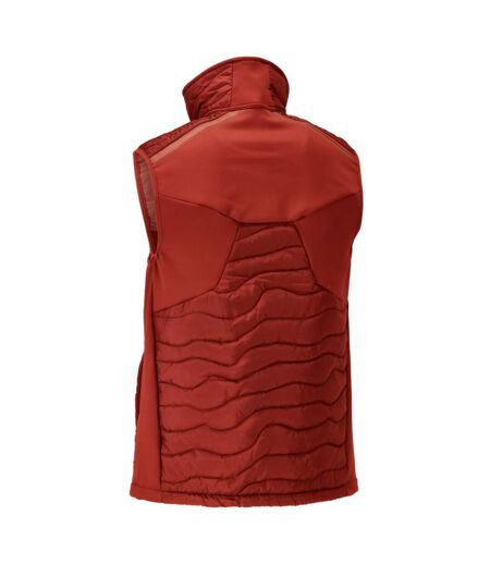 Mens Customised Cli Thermal Gilet Autumn Red Mascot