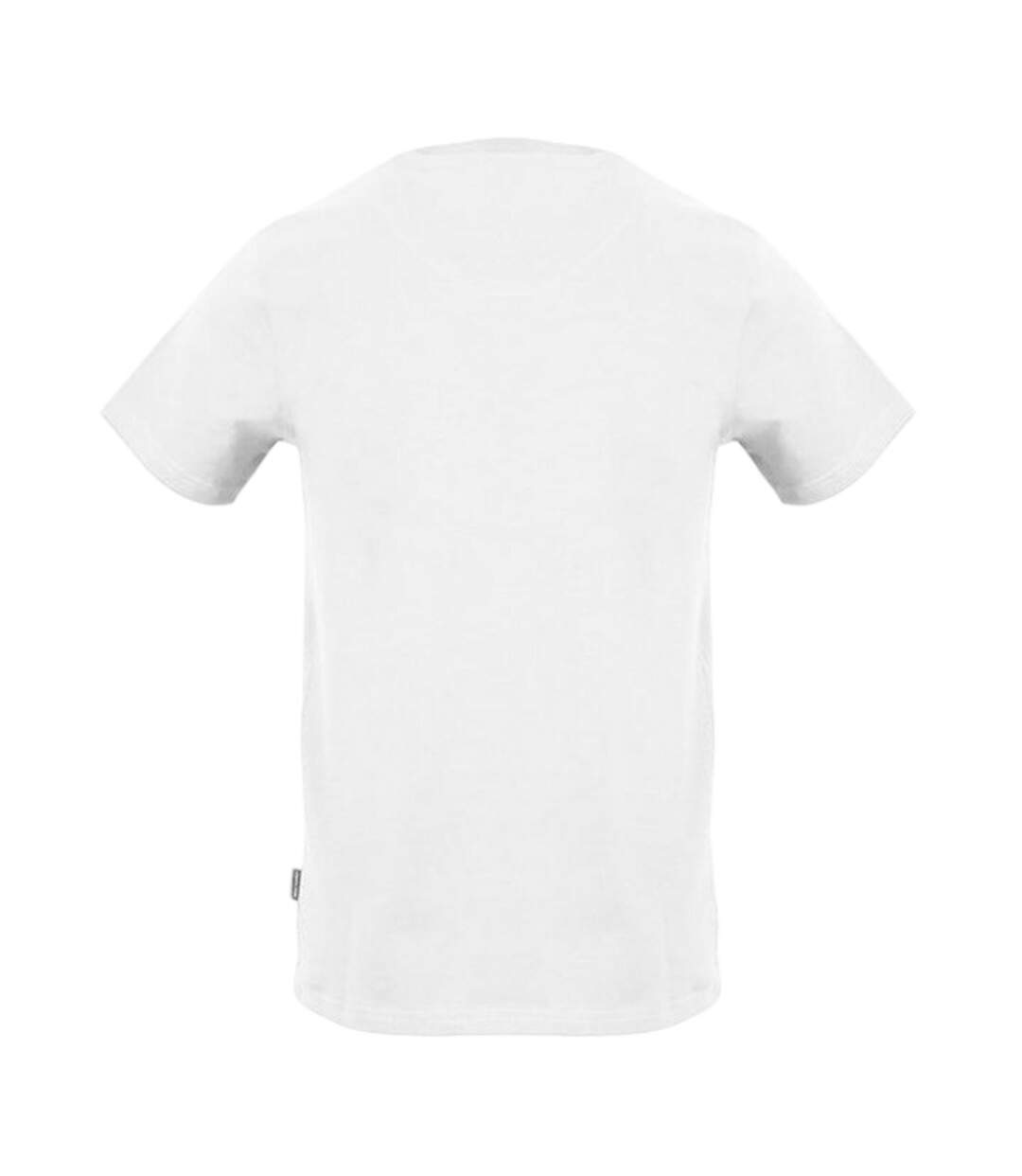 Mens Logo Crew Neck Regular T-shirt White Aquascutum-2