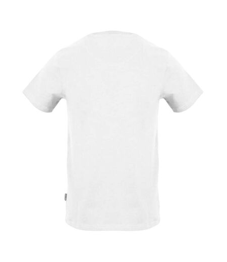 Mens Logo Crew Neck Regular T-shirt White Aquascutum