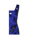 Robe À Bretelles Motif/style Imprimé Feuille Femme Bleu Biba-3