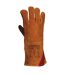 Unisex adult a530 reinforced leather welding gauntlets 3xl brown Portwest-2