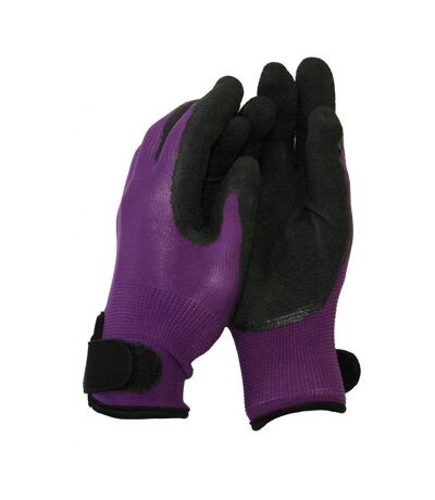 Town & Country Womens/Ladies Weedmaster Plus Gardening Gloves (Plum/Black) (S)