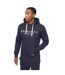 Mens Jamals Hoodie And Joggers Set Navy Crosshatch-4