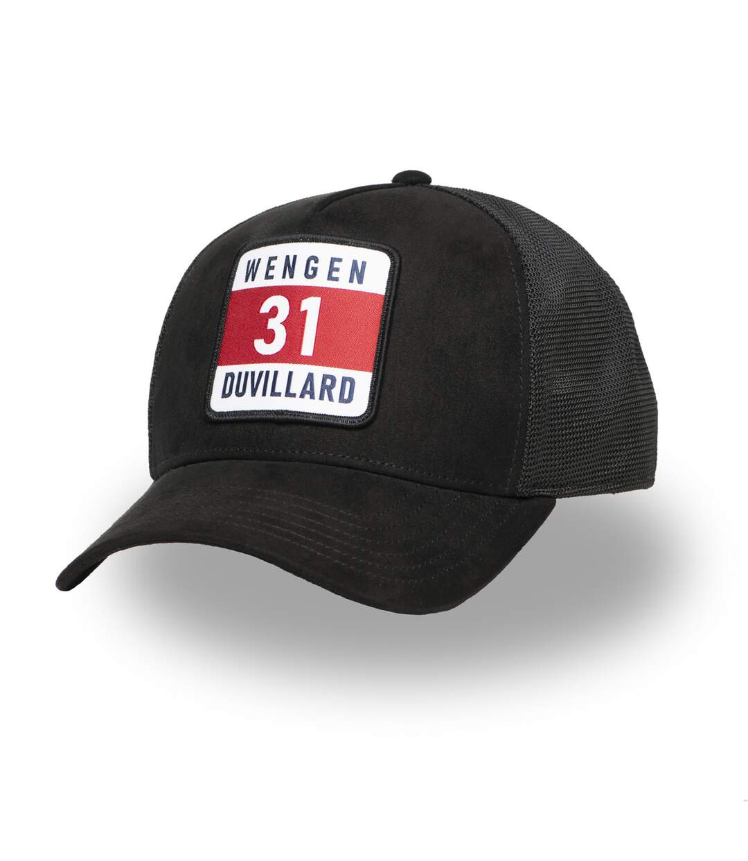 Casquette Trucker premium avec filet Suédine Dossard Duvillard-3