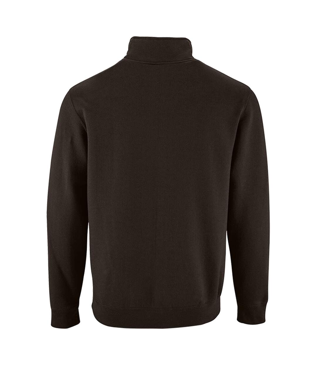 SOLS Mens Stan Contrast Zip Neck Sweatshirt (Black) - UTPC3172