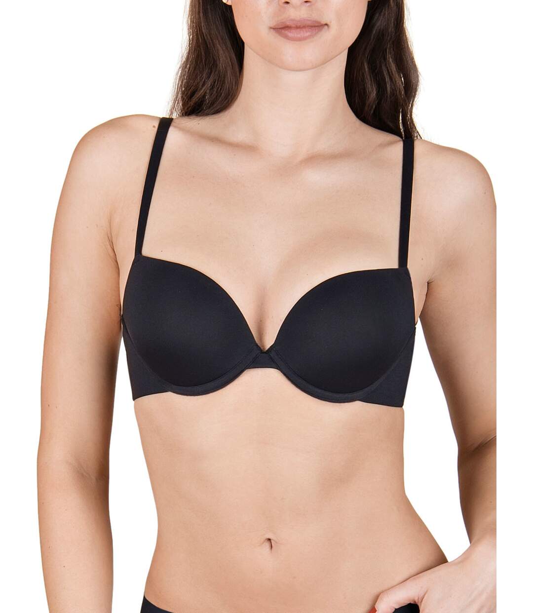 Soutien-gorge push-up gel Bella Lisca noir-1