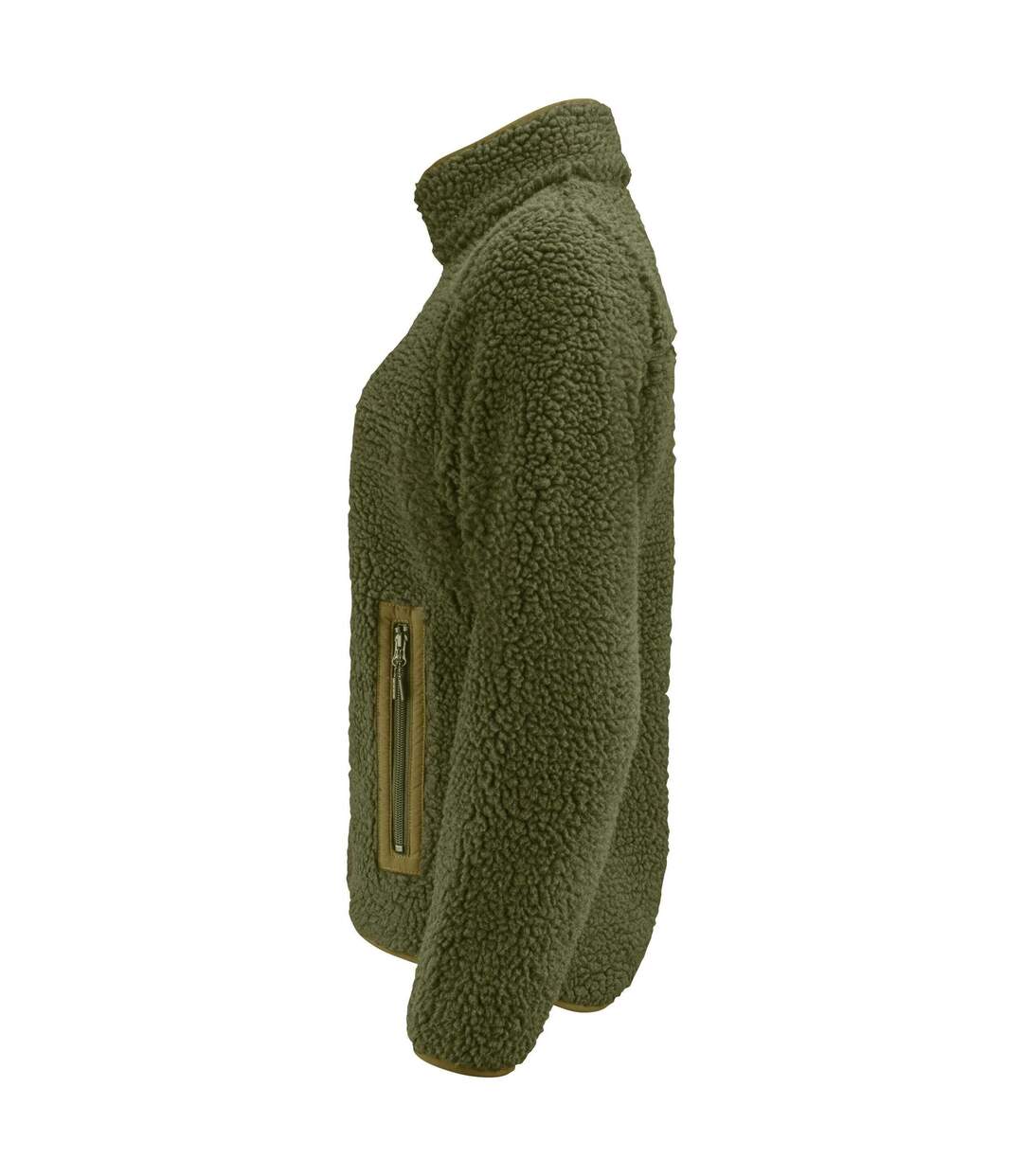 Veste Polaire Kingsley Femme Vert Kaki Foncé James Harvest-3