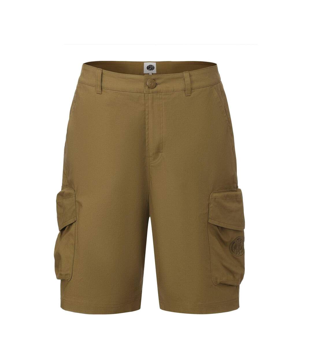 Short À Poches Décontracté Homme Vert Kaki Pretty Green-1