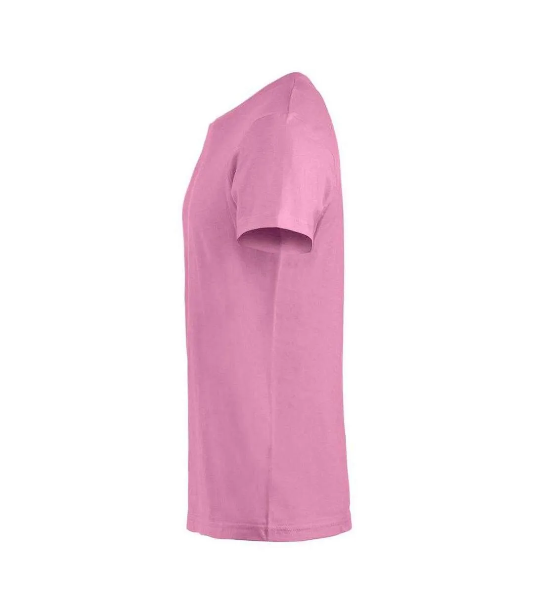 Mens Basic T-shirt Bright Pink Clique-3