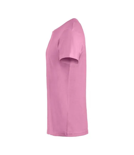 Mens Basic T-shirt Bright Pink Clique
