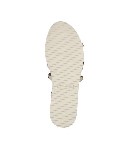 Sandale Plate Cuir Tamaris