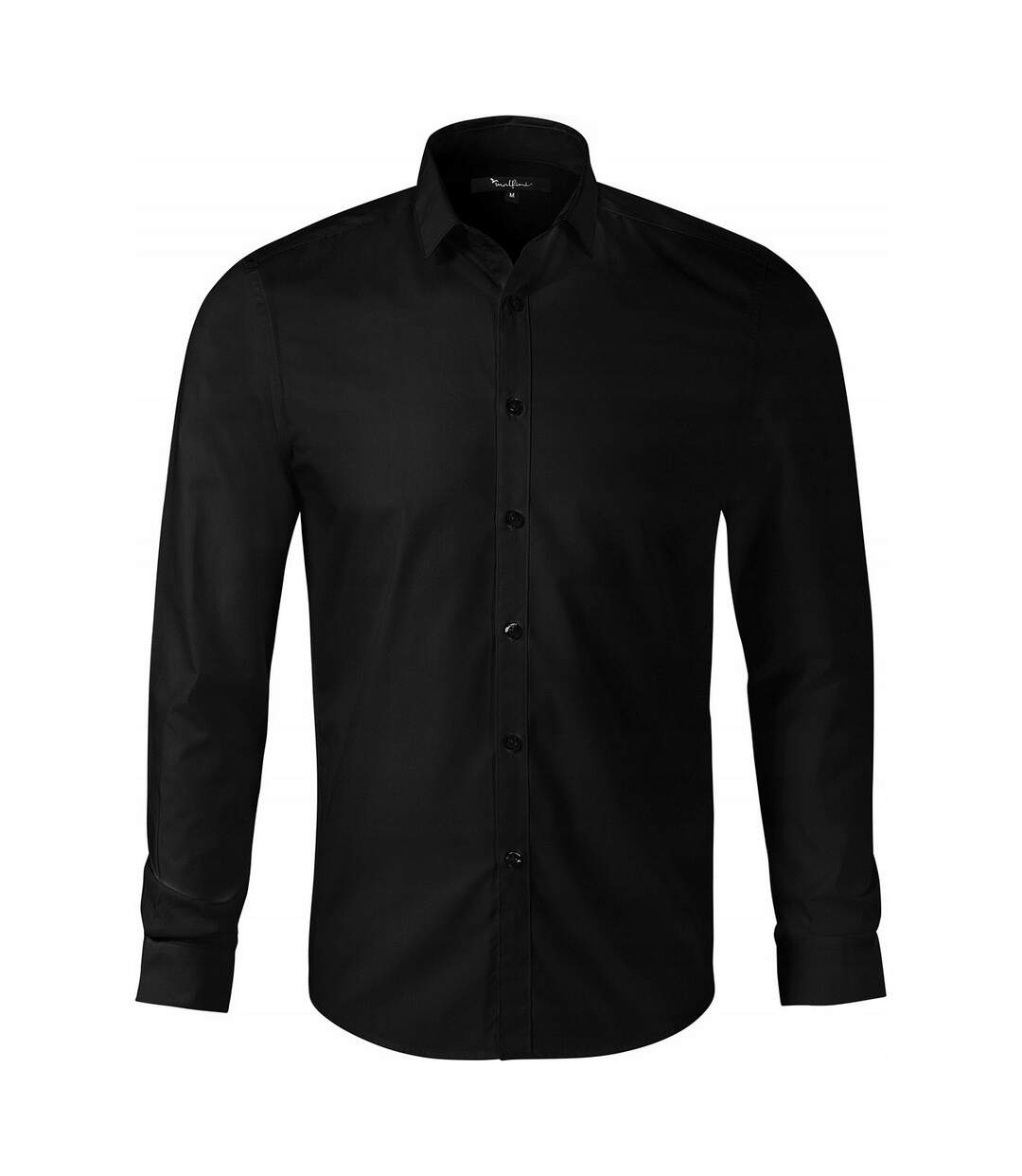 Chemise Motif/style Uni Dynamic Homme Noir Malfini-1