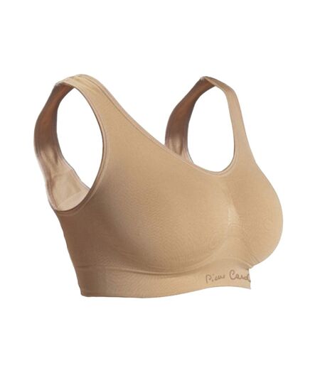 Lot de 3 brassières femme en polyamide unie modèle Actif Pierre Cardin