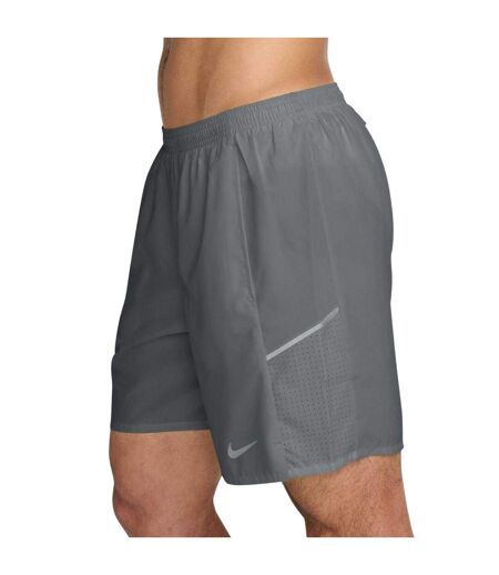 Mens Miler Performance Running Shorts Smoke Grey Nike