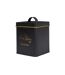 Boîte à Sucre en Métal Lounge 19cm Noir-1
